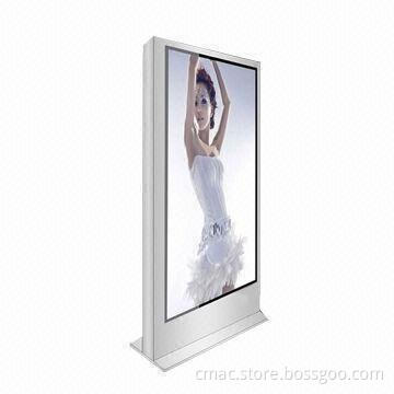 Network Floor Stand Advertising Player, TFT LCD LED Backlight, Can Supports Wire Line/Wi-Fi/3G